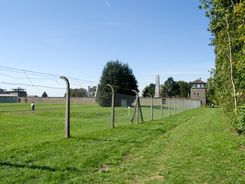 Odhalení pamětní desky v KT Mauthausen