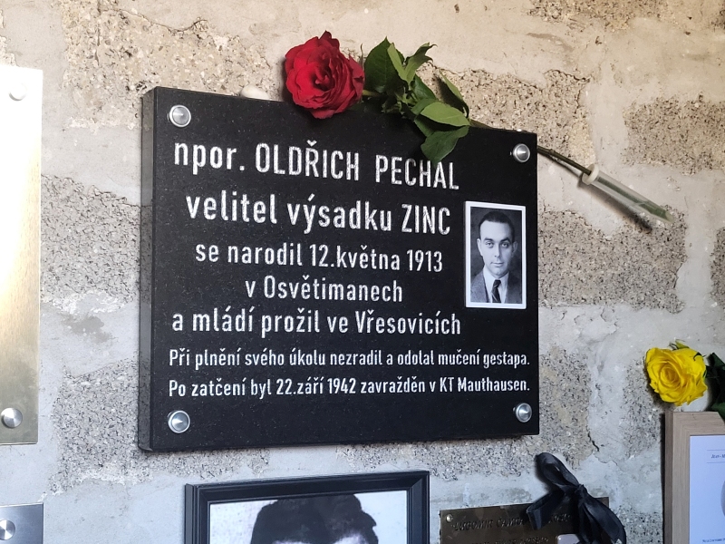 Odhalení pamětní desky v KT Mauthausen