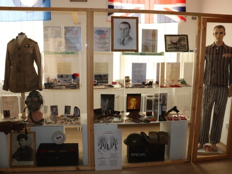 Expozice věnovaná O. Pechalovi