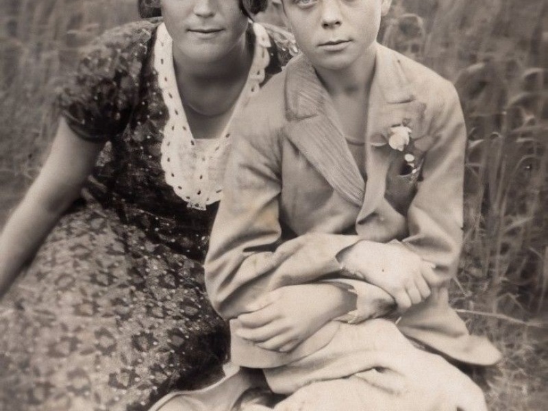  Božena a Klement, sourozenci Oldřicha Pechala