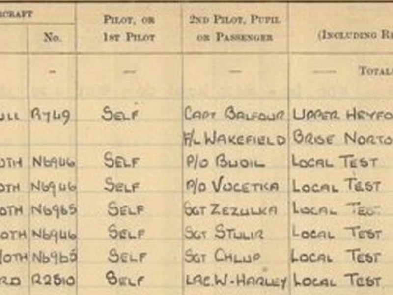 1940 - operační deník  z 24. perutě