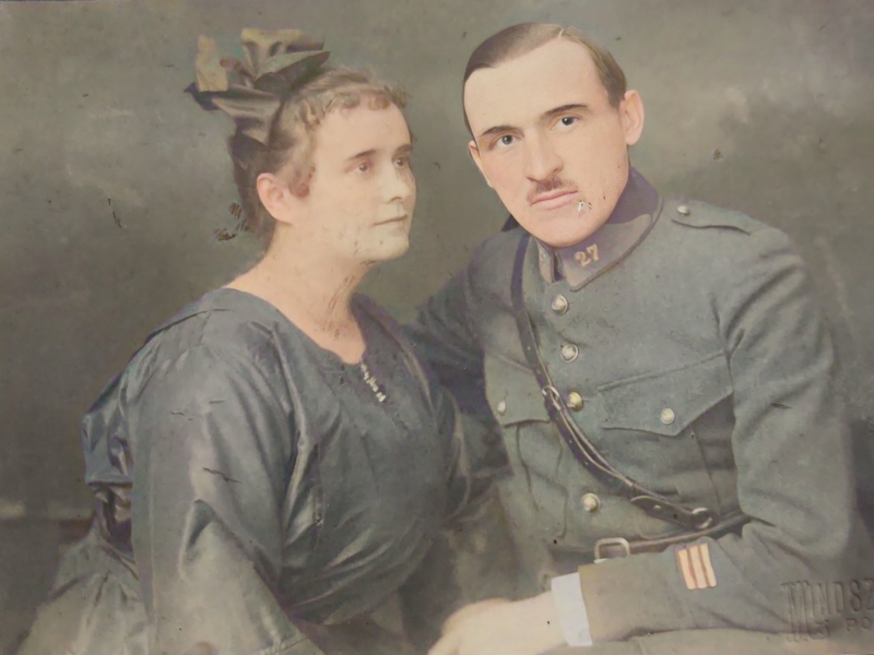 Leo s manželkou Bertou