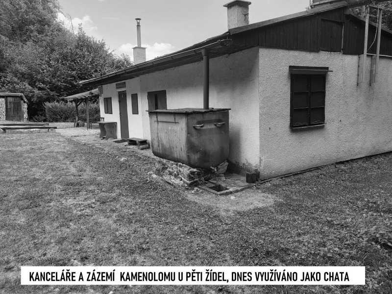 Budovy v kamenolomu u Pěti žídel