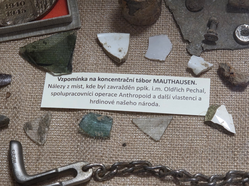 Expozice věnovaná obětem KT Mauthausen