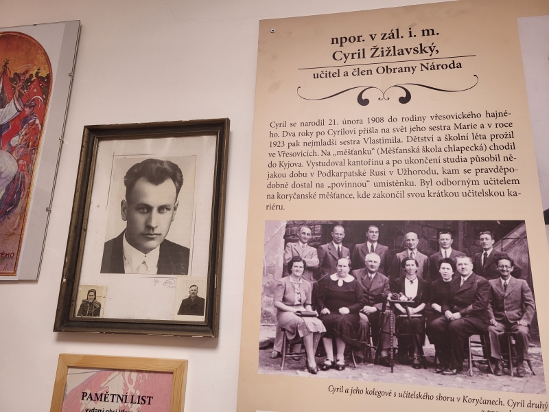 Expozice věnovaná Cyrilu Žižlavskému